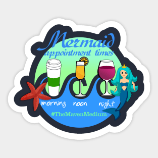 Mermaid Appointment Times Sticker